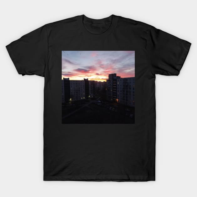 Dawn in the city (Photo) T-Shirt by MadCap